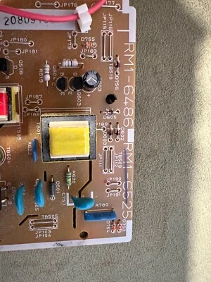 RM1-6486 High Voltage Power Supply - duplex models for HP LaserJet P3015  - Image 1 of 4