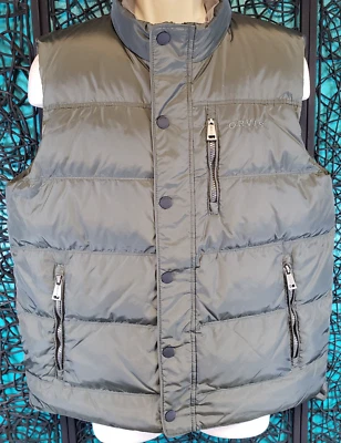 CHALECO DE PLUMÓN ORVIS PARA HOMBRE M VERDE NARANJA CREMALLERA COMPLETA ACOLCHADO A PRESIÓN CLÁSICO AL AIRE LIBRE PREPARADO Foto 1 de 4