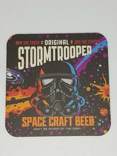 Rare Stormtrooper Stout Snipa Ale craft Beer Mat Coaster Mancave Stag starwars