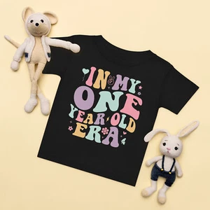 In My One Year Old Era Baby Jersey T-shirt, First Birthday Gift, 1st Bday Shirt - Picture 1 of 6