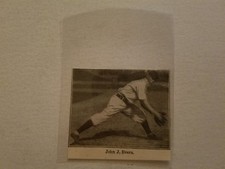 Johnny Evers Chicago Cubs 1907 Reach Black Border VERY RARE!