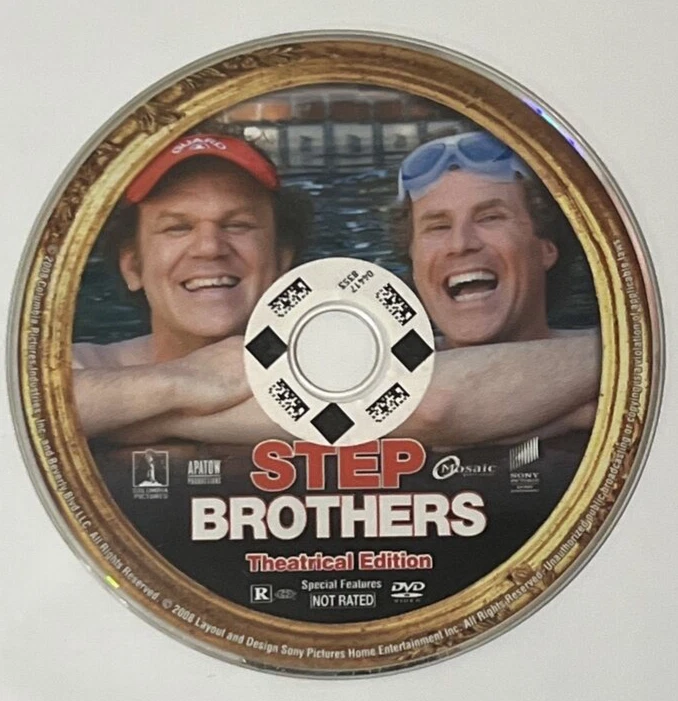 Step Brothers DVD **DISC ONLY** Unrated Theatrical & Extended Edition  Like New - Image 1 of 1