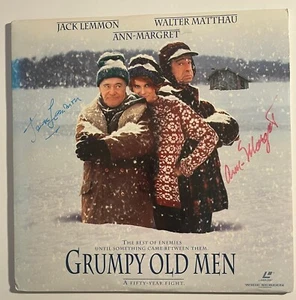 🌟 Jack Lemmon & Ann Margret handsignierte Grumpy Old Men Laserdisc🌟 - Bild 1 von 8
