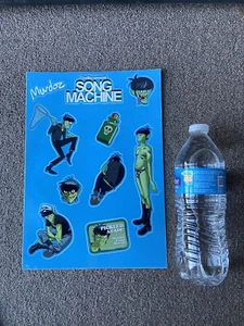 Gorillaz Murdoc Song Machine Promo Stickers Rare Plastic Beach Outfit Pickle - Picture 1 of 5