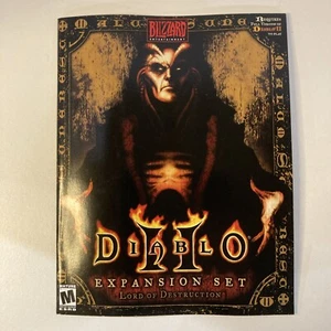 Juego de expansión DIABLO II 2 LORD OF DESTRUCTION MANUAL DE INSTRUCCIONES solo PC MAC - Imagen 1 de 5
