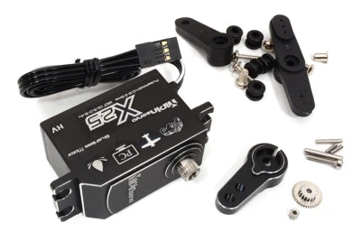 YiPin X25 Low Profile BL MG Servo HV WP 8.4V 28kg 0.045s 1/10 Touring & Drift - Image 1 of 4