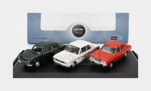 1:76 OXFORD Ford Set 3X Cortina Mki 1962 Mkii 1967 Mkiii 1973 OX76SET84 - Foto 1 di 2