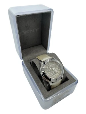 DKNY Watch Metallic Champagne Strap New York Womens Ladies NY8435 New Battery - Image 1 of 4