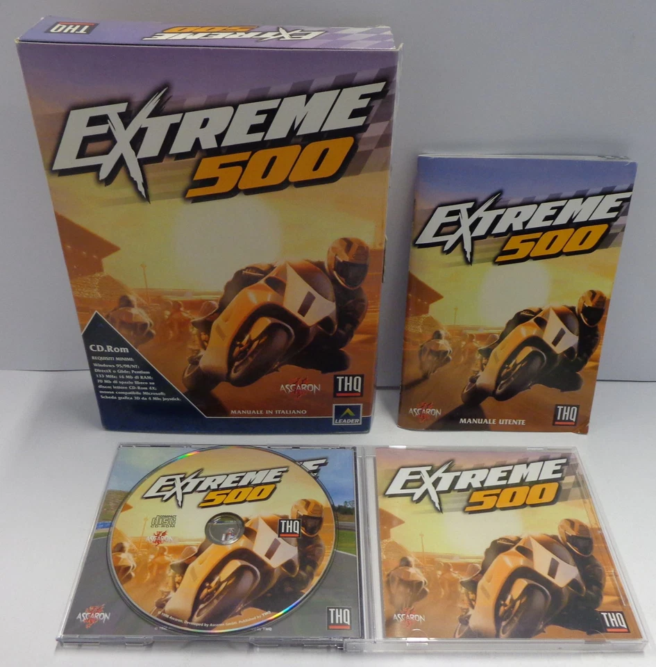 Computer Game Gioco Big Box PC CD-ROM ITALIANO Play ITA Corse Moto - EXTREME 500 - Immagine 1 di 1