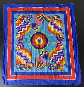 Bandana Head Scarf Hot Air Balloon Made in USA RN14193 23.5” x 22” - Picture 1 of 4