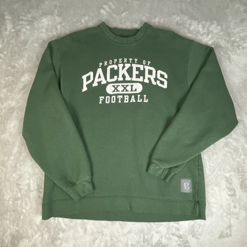 Vintage NFL gidiron classics Reebok Sweatshirt Crewneck Large Green Bay Packers Cover