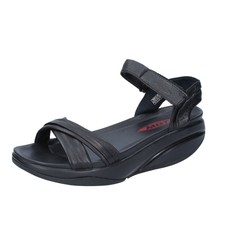 women's shoes MBT 11 / 11,5 (EU 42) sandals black leather BS408-42