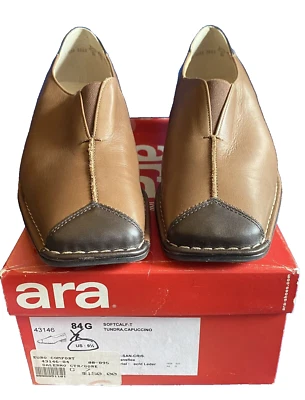 Zapatos para mujer Ara Relax Flex Softcalf-T Tundra-Capuccino de cuero nuevos talla 9 1/2 Foto 1 de 4