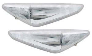 Seitenblinker Set für BMW X3 F25 + X5 E70 + X6 E71 SILBER Weiss Blinker - Bild 1 von 2