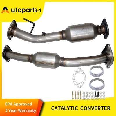 Front + Rear Catalytic Converter Set for 2013 - 2021 Nissan NV200 2.0L EPA - Image 1 of 4