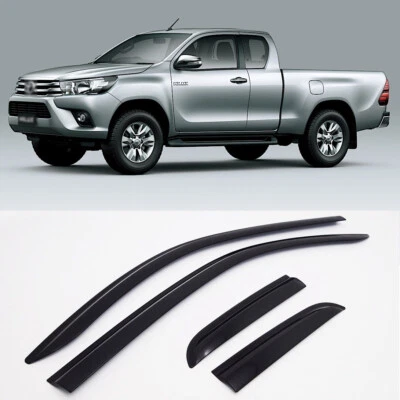 Protectores contra humo 4 piezas para Toyota Hilux SR 07/2015 ~ 2019 cabina extra Foto 1 de 4