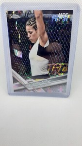 2017 Topps Chrome JULIANNA PENA - X-Fractor Refractor Card  1st First Chrome Ufc