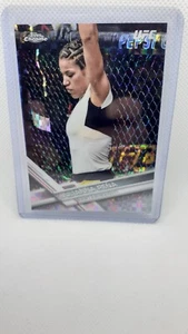 2017 Topps Chrome JULIANNA PENA - X-Fractor Refractor Card  1st First Chrome Ufc - Picture 1 of 1