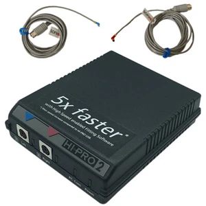 For Most Digital Hearing Aids 5X Hipro2 Programmer Machine & Programming Cables - Picture 1 of 18