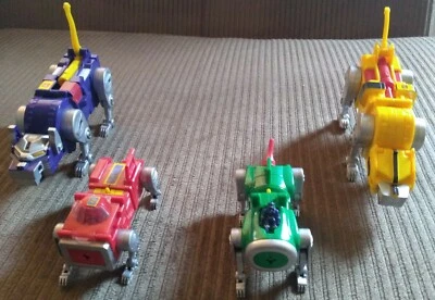 Figura de acción Trendmasters Voltron 1998 rojo amarillo azul verde león iluminada WEP Foto 1 de 4