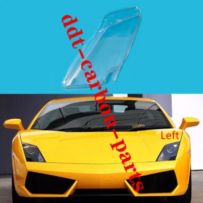1Pcs For Lamborghini Gallardo LP560-4 2008-2013 Left Headlight Lens Cover+Glue - Image 1 of 4