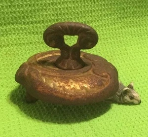 Ornate Vintage Cast Iron Stove Door Vent Steampunk Industrial Decoration - Picture 1 of 10