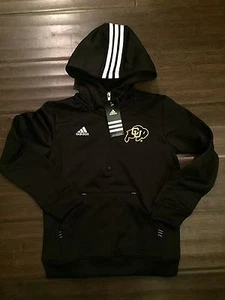 Colorado Buffalos NEW Adidas Youth Medium Zip Up Jacket W/ Hood . NCAA NWT Gift - Picture 1 of 2