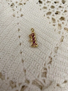 18 Kt Gold & Ruby #1 pendent new with apprasial - Picture 1 of 3