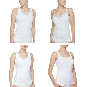 Mellice - 3er Pack Damen Unterhemd Baumwolle - Bild 1 von 6