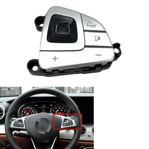 Silver Steering Wheel Switch For  Mercedes Benz E Class W238 2016-18 Right Side - Picture 1 of 5