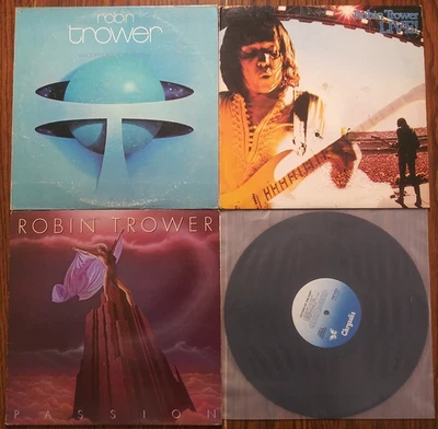 ROBIN TROWER Lot of 4 Vinyl LP Records Twice Removed From Yesterday Live Passion Foto 1 de 4