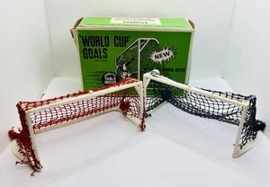 Vintage Subbuteo World Cup Goals C.130 Blue & Red Netting Boxed 1970s - Bild 1 von 8