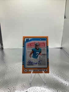 2024 Panini Donruss Brian Thomas Jr Orange Auto #313 - Picture 1 of 10