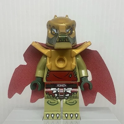 LEGO Legends of Chima loc023 Crominus Cape Crocodile Tribe Minifigure Note - Image 1 of 4
