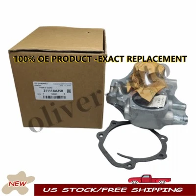 OEM For Subaru Water Pump Kit Forester XT Impreza WRX EJ255 2008-2014 Turbo Foto 1 de 4