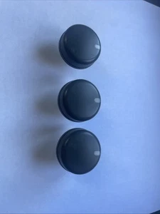 Juego de 3 perillas de calefacción gris Honda CR-V 1997-2001 OEM - Imagen 1 de 4