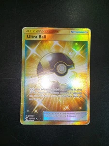 2017 Pokemon TCG UltraBall 161/149 Secret Rare SM Base Set Poor Ita - Bild 1 von 6