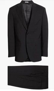 Peter Millar "FLYNN" schwarz karierter karierter Anzug Größe 48 lang UVP 998 $ - Bild 1 von 24