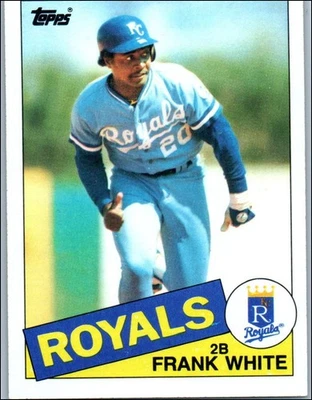 1985 Topps - Frank White #743 - Image 1 of 2
