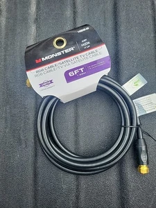 Monster S-Video Cable 6ft Just Hook It Up Mini Din 4 Pin TV Wire RCA 1.8M - Picture 1 of 3