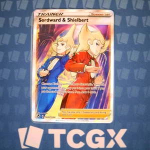 Pokemon - Sordward & Shielbert - TG28/TG30 - SWSH12: Silver Tempest - Hol NM - Picture 1 of 1