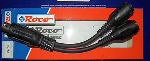 Double Adapter for Train Mouse Roco 10755 Lenz New+Boxed LI3 Μ - Picture 1 of 1