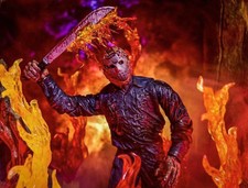 Custom Machete Flame Effect For Mezco Neca Jason Friday the 13th