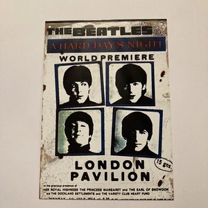 Letrero de hojalata duro de día de noche de los Beatles 8-1/4 pulgadas x 11-1/2 pulg. 2006 - Imagen 1 de 6