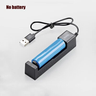 USB LCD Smart Battery Charger 3.7V  For 14650 18350 Rechargeable Li-Ion Battery - Image 1 of 4