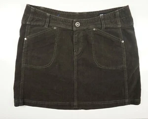 Kuhl Women's Kastra Skirt Brown Corduroy Stretch Casual Pockets Size 12 - Picture 1 of 9