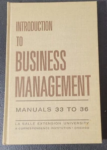 Vtg College Textbooks Business Management Manuals 33 to 36 La Salle University - Picture 1 of 19