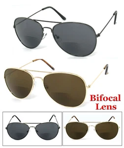 Innere bifokale Pilotensonnenbrille Sport Sonnenleser Lesebrille UV400 - Bild 1 von 11