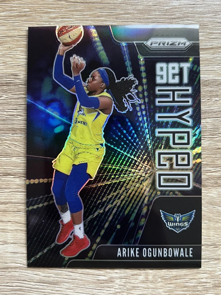 2021 Panini Prizm WNBA Arike Ogunbowale Black Prizm 1/1 Get Hyped #2 - Image 1 of 2