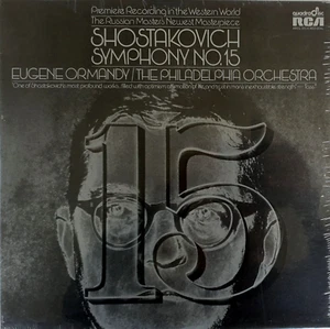 RCA Cuadrádisco Sinfonía Shostakovich No 15 LP Eugene Ormandy Orquesta de Filadelfia - Imagen 1 de 1